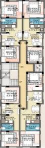 Project Image of 601.0 - 712.0 Sq.ft 2 BHK Apartment for buy in Core Vishnu Tower