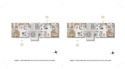 Project Image of 2243.0 - 3170.0 Sq.ft 3 BHK Apartment for buy in Emami Aamod