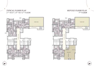 Project Image of 601.0 - 783.0 Sq.ft 2 BHK Apartment for buy in Oxford Navrang Atlantis