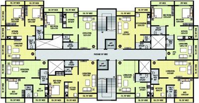 Project Image of 291.0 - 573.0 Sq.ft 1 RK Apartment for buy in Shri Parrsssva Classic Apartment