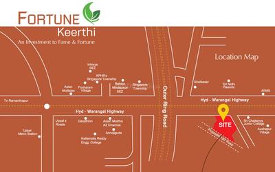 Project Image of 1620.0 - 1800.0 Sq.ft Residential Plot Plot for buy in Fortune Keerthi