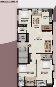 Project Image of 0.0 - 1558.0 Sq.ft 3 BHK Apartment for buy in Green ASB