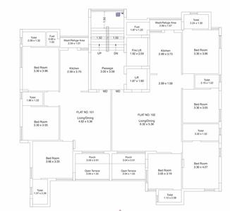 Project Image of 909.87 - 1280.47 Sq.ft 3 BHK Apartment for buy in Urban Orion 14