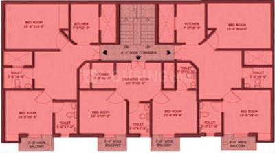 Project Image of 500.0 - 795.0 Sq.ft 1 BHK Apartment for buy in Bliss Saraswati Apartment