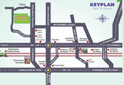 Project Image of 586.0 - 1066.0 Sq.ft Residential Plot Plot for buy in Time Kuberan Avenue