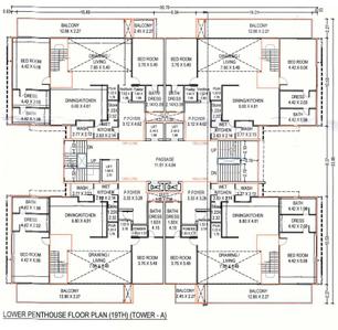 Project Image of 2130.07 - 3960.47 Sq.ft 3 BHK Apartment for buy in Shreeji Samasta Parisar