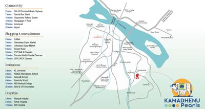 Project Image of 1395.0 - 6462.0 Sq.ft Residential Plot Plot for buy in Kamadhenu Pearls