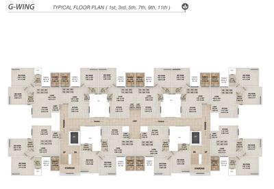 Project Image of 641.53 - 647.45 Sq.ft 2 BHK Apartment for buy in Manav Swapnalok Phase II Wing G