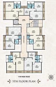 Project Image of 545.0 - 695.0 Sq.ft 1 RK Apartment for buy in Bhaveshwar Varni Dham