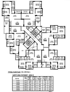 Project Image of 553.26 - 612.25 Sq.ft 2 BHK Apartment for buy in AV Whistling Winds