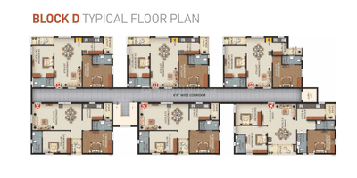 Project Image of 1122.0 - 2203.0 Sq.ft 2 BHK Apartment for buy in KSR Signature 4