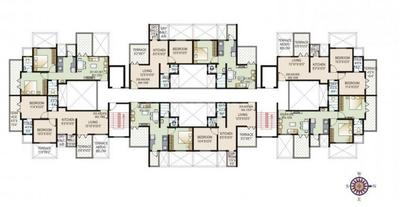 Image of 900 Sq.ft 2 BHK Apartment / Flat for sale in Delight Eco Park Wing B And C, Charholi Budruk, Pune for Rs. 5500000
