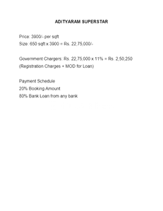 Project Image of 600.0 - 5000.0 Sq.ft Residential Plot Plot for buy in Adityaram Superstar Phase 1