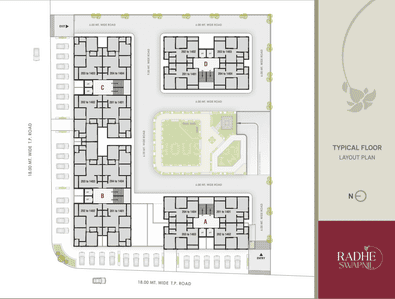Project Image of 602.67 - 847.23 Sq.ft 2 BHK Apartment for buy in Radhe Swapnil