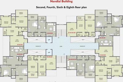 Project Image of 434.0 - 720.0 Sq.ft 2 BHK Apartment for buy in Vainateya Balkrushna And Nandalal