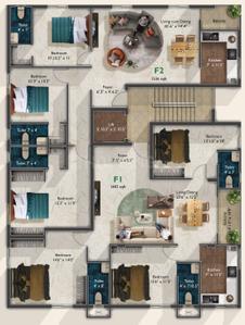 Project Image of 938.0 - 1602.0 Sq.ft 2 BHK Apartment for buy in KVR Emerald
