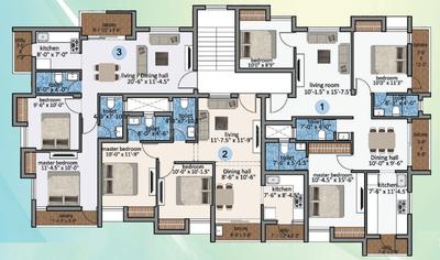 Project Image of 870.0 - 1213.0 Sq.ft 2 BHK Apartment for buy in Abhinitha Foundation Vikas Vibhav