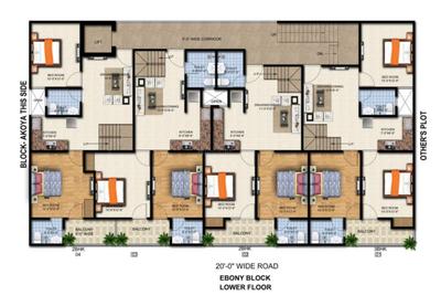 Project Image of 1020.0 - 2000.0 Sq.ft 2 BHK Apartment for buy in Pearl Vista