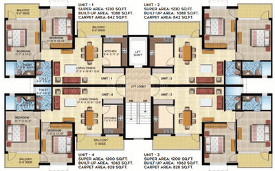 Project Image of 827.96 - 1188.0 Sq.ft 2 BHK Apartment for buy in Omaxe Greens