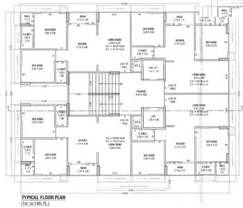 Project Image of 576.3 - 793.41 Sq.ft 2 BHK Apartment for buy in Balaji Victoria Crown