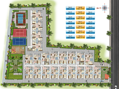 Project Image of 1089.0 - 1473.0 Sq.ft 2 BHK Apartment for buy in BMR Bhoomika Elites