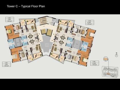 Project Image of 1440 Sq.ft 2 BHK Penthouse for sale in Thanisandra for Rs. 21000000