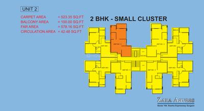 Project Image of 624 Sq.ft 2 BHK Apartment / Flat for sale in Sector 104 for Rs. 5200000