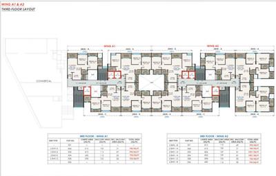 Project Image of 693.0 - 1051.0 Sq.ft 2 BHK Apartment for buy in Malhar Magnus Evoq