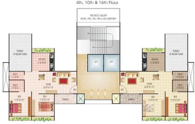 Project Image of 543.0 - 690.0 Sq.ft 3 BHK Apartment for buy in Sunny Orchid Arcade