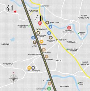 Project Image of 0.0 - 694.38 Sq.ft 2 BHK Apartment for buy in Krisala 41 Elite Building F