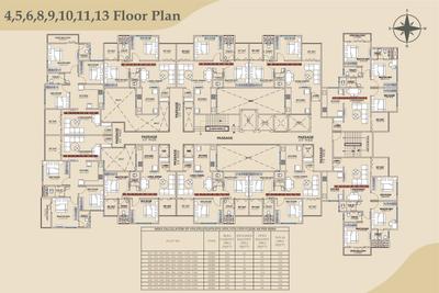 Project Image of 709.0 - 936.0 Sq.ft 2 BHK Apartment for buy in Krupasindhu Town Square