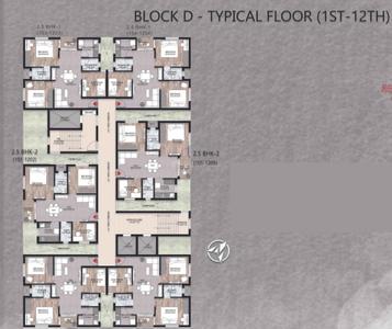 Project Image of 627.0 - 1570.0 Sq.ft 2 BHK Apartment for buy in Diamond City 