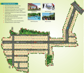 Project Image of 1836.0 - 2700.0 Sq.ft Residential Plot Plot for buy in Pavan Green West 1