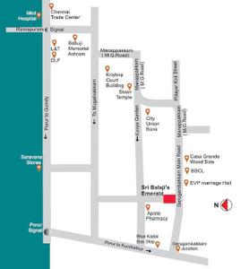 Project Image of 904.0 - 1448.0 Sq.ft 2 BHK Apartment for buy in Sri Balajis Emerald