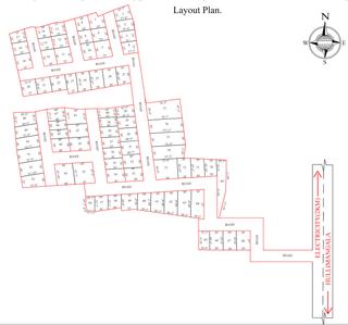 Manju Samruddhi Residency Layout Plan 1