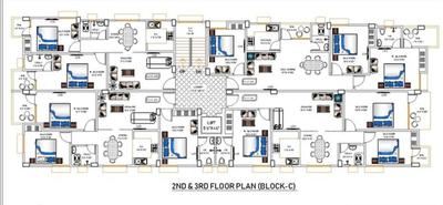 Project Image of 1000.0 - 1440.0 Sq.ft 2 BHK Apartment for buy in Surj Ramjee Palce