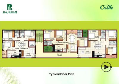 Project Image of 1069.0 - 1205.0 Sq.ft 2.5 BHK Apartment for buy in Rajkham Castle