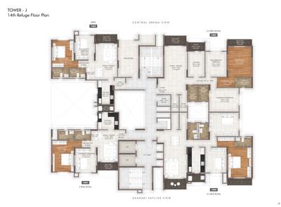 Project Image of 2000 Sq.ft 3 BHK Duplex for sale in Kharadi for Rs. 26900000