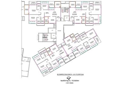 Project Image of 567.0 - 1070.79 Sq.ft 1 BHK Apartment for buy in Amit Bloomfield Phase III J And K Building