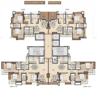 Project Image of 783.0 - 1174.0 Sq.ft 3 BHK Apartment for buy in Runwal Garden City Dahlia