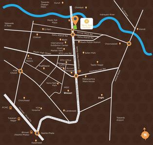 Project Image of 0.0 - 888.0 Sq.ft 3 BHK Apartment for buy in Shree Saai Fortune