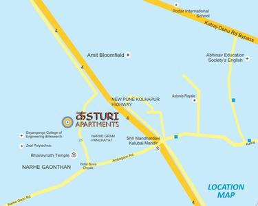 Project Image of 0.0 - 595.14 Sq.ft 2 BHK Apartment for buy in OM Kasturi Apartment