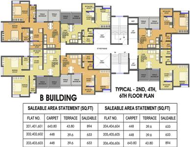Project Image of 900 Sq.ft 2 BHK Apartment / Flat for sale in Pisoli for Rs. 6500000