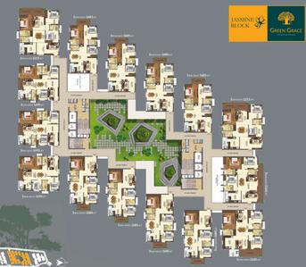 Project Image of 1123.86 - 1675.08 Sq.ft 3 BHK Apartment for buy in Bajrang Green Grace Jasmine