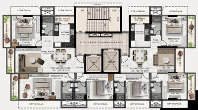 Project Image of 728 Sq.ft 2 BHK Apartment / Flat for sale in Shivaji Park for Rs. 24900000