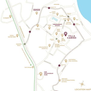 Project Image of 0.0 - 437.12 Sq.ft 1 BHK Apartment for buy in Hiranandani Villa Carino