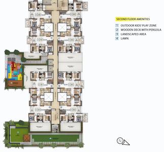 Project Image of 688.0 - 816.0 Sq.ft 2 BHK Apartment for buy in Merlin Skygaze