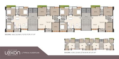Project Image of 833.34 - 865.09 Sq.ft 3 BHK Apartment for buy in Santvan Lexon