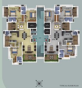 Project Image of 0.0 - 2711.0 Sq.ft 3 BHK Apartment for buy in Noel The Touch