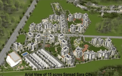 Project Image of 324.53 - 360.05 Sq.ft 1 BHK Apartment for buy in Sara City Tower C3